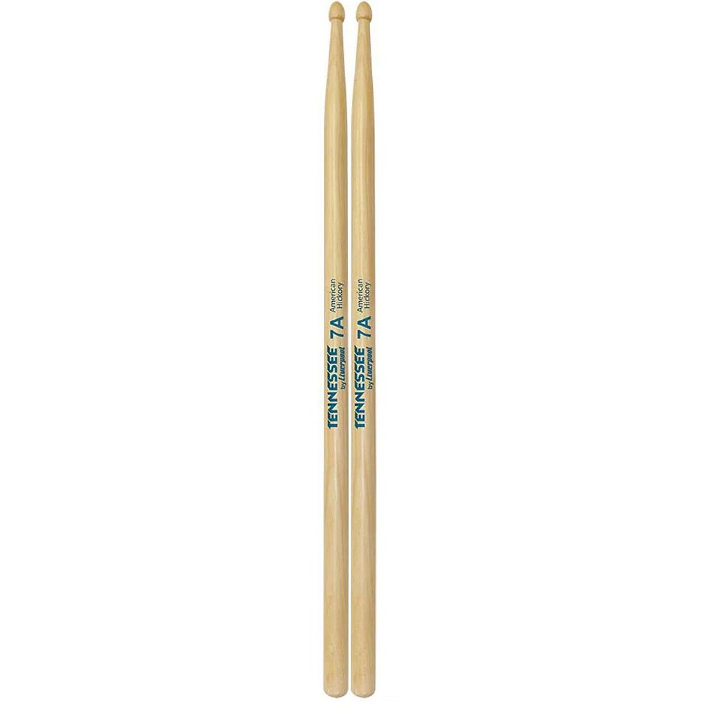 Baqueta Bateria Liverpool Tennessee Hickory 7a Ponta Madeira