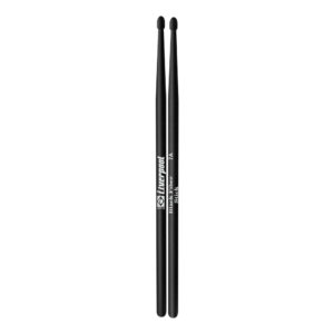 Baquetas Bateria Liverpool Black Fiber Stick 7a Fibra