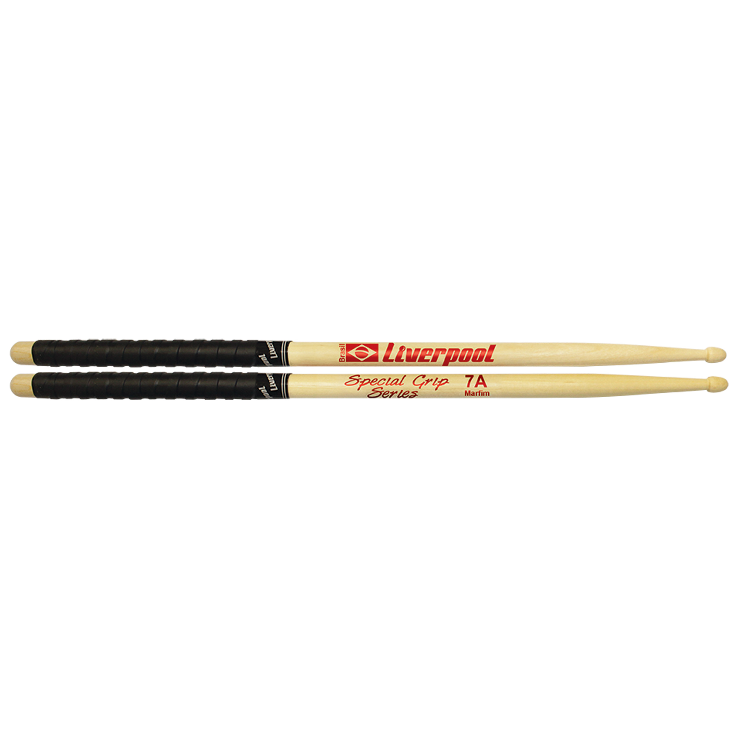 Baquetas Bateria Liverpool Special Grip 7a Ponta De Madeira