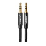 Cabo De Áudio Auxiliar Ugreen P2/p2 Av1112 1m Preto