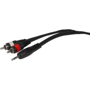 Cabo De Áudio Player P2 X Rca 5 Metros Preto Hayonik