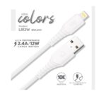 Cabo ELG L812w Usb Para iPhone 1,2m 2.4a 12w Rápido Branco