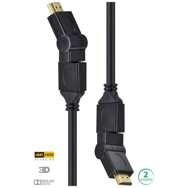 Cabo Hdmi 2.0 4k Vinik Conect 360 2m H20b360-2