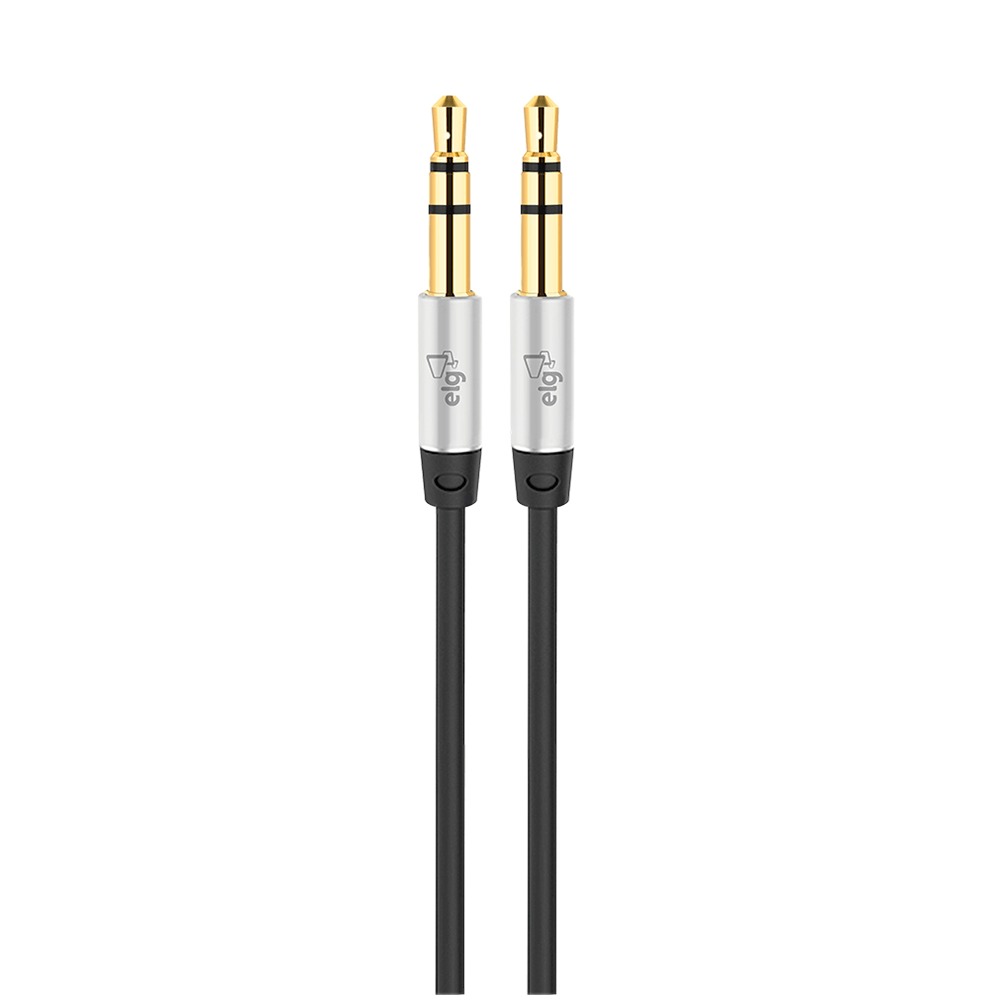 Cabo Auxiliar P2 X P2 Áudio Estéreo 1m Elg P3510 Banhado Ouro