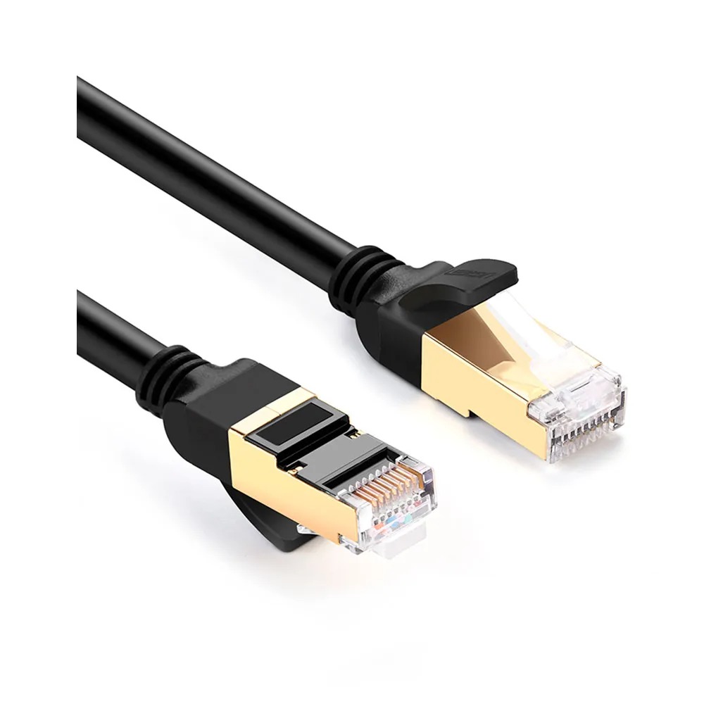 Cabo De Rede Rj45 Ugreen Cat7 F/ftp Nw107 Preto 2 Metros