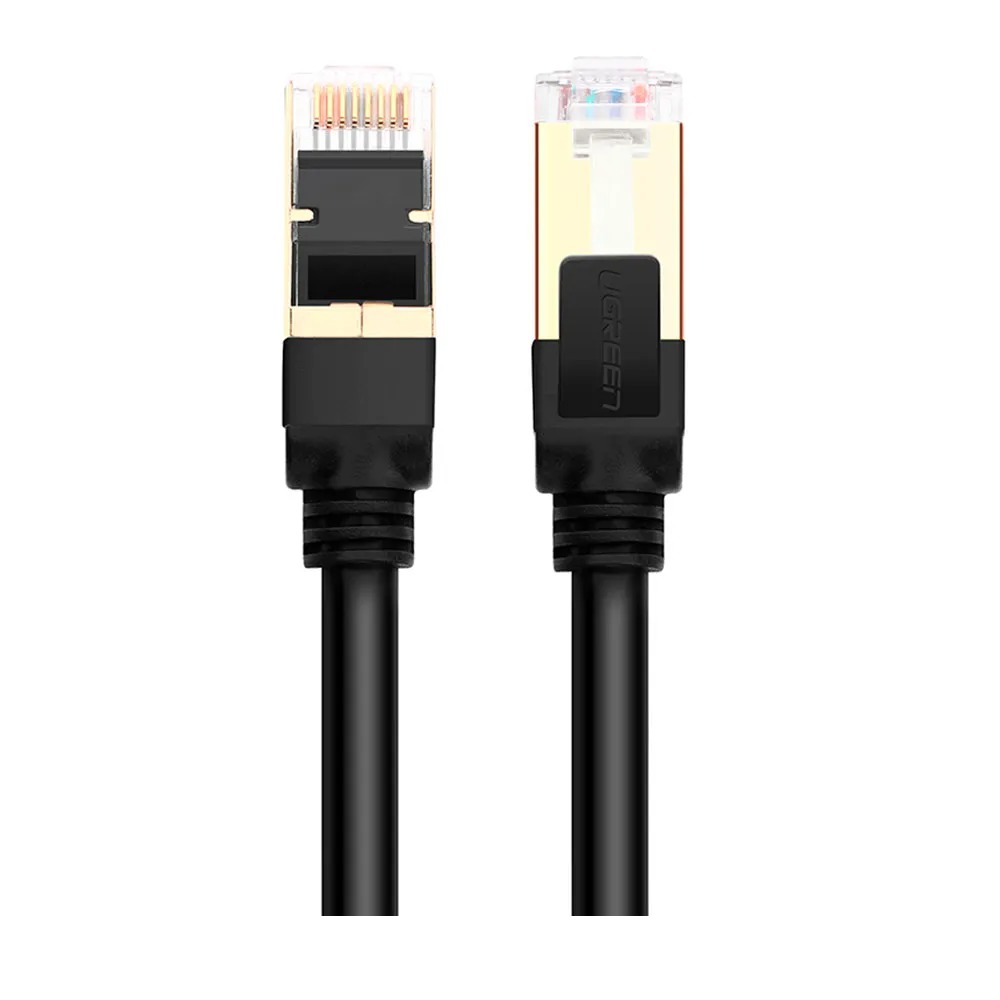 Cabo De Rede Rj45 Ugreen Cat7 F/ftp Nw107 Preto 2 Metros