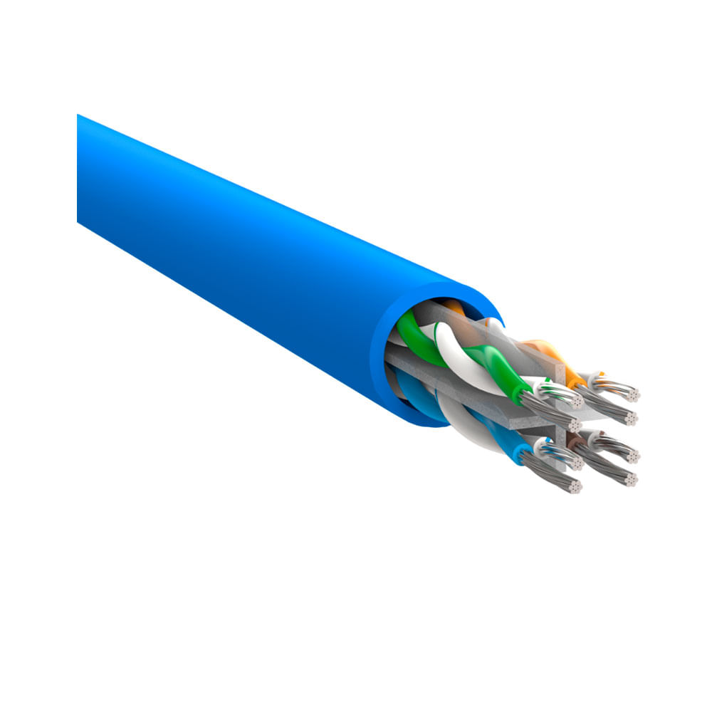 Cabo De Rede Ugreen Nw102, 3 Metros, Cat6 U/utp Azul
