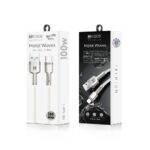 Cabo Smartphone Hrebos Cb251c Tipo C 100w 3.1a Trançado