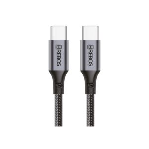 Cabo Carregador Usb-c Turbo Para iPhone 15 E 16 Pro Max Hrebos 362c