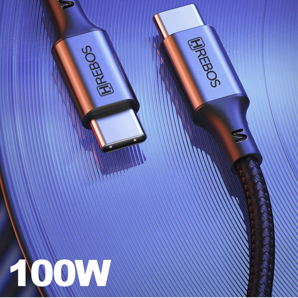 Cabo Carregador Usb-c Turbo Para iPhone 15 E 16 Pro Max Hrebos 362c