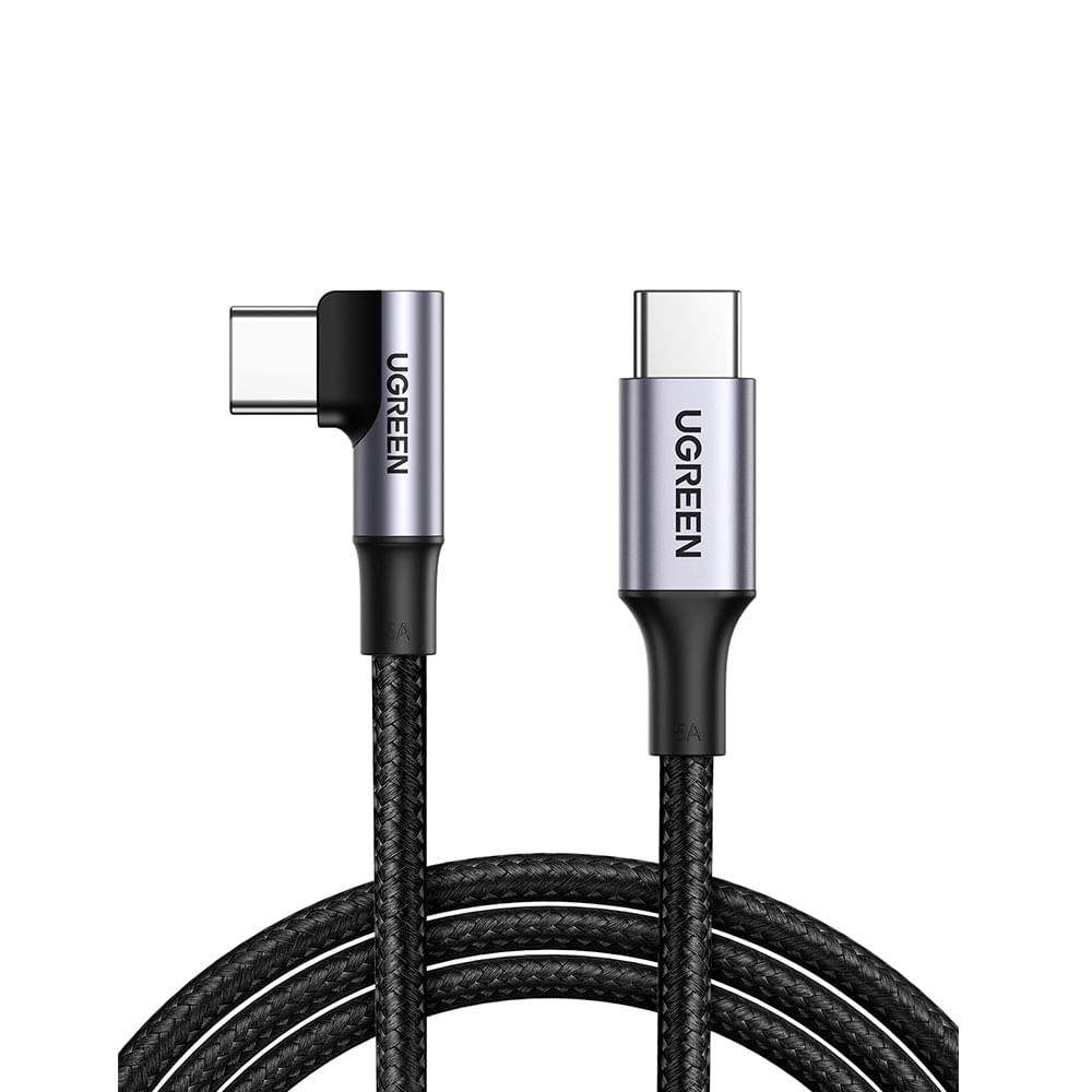 Cabo Tipo C Ugreen Usb-c/usb-c 90°, 100w, 1 Metro - Us334