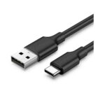 Cabo Ugreen Us287 Usb 2.0 P/ Usb Tipo C 1,5m Preto