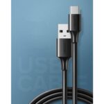 Cabo Ugreen Us287 Usb 2.0 P/ Usb Tipo C 1,5m Preto