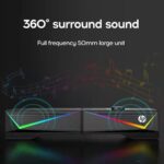 Caixa De Som Soundbar Hp Dhe-6005 Rgb Conexão Usb Led Rgb