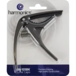 Capotraste Abraçadeira Violão Guitarra Harmonics Preto