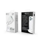 Carregador Smartphone Hrebos Crg-502c Type-c Turbo 45w