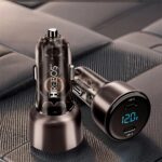 Carregador Veicular Hrebos Premium 60w Usb-c Dual Tipo C