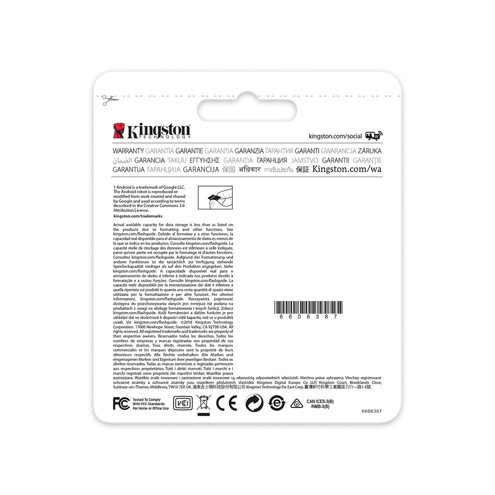 Cartão De Memória Micro Sd Kingston Canvas Select Plus 64gb