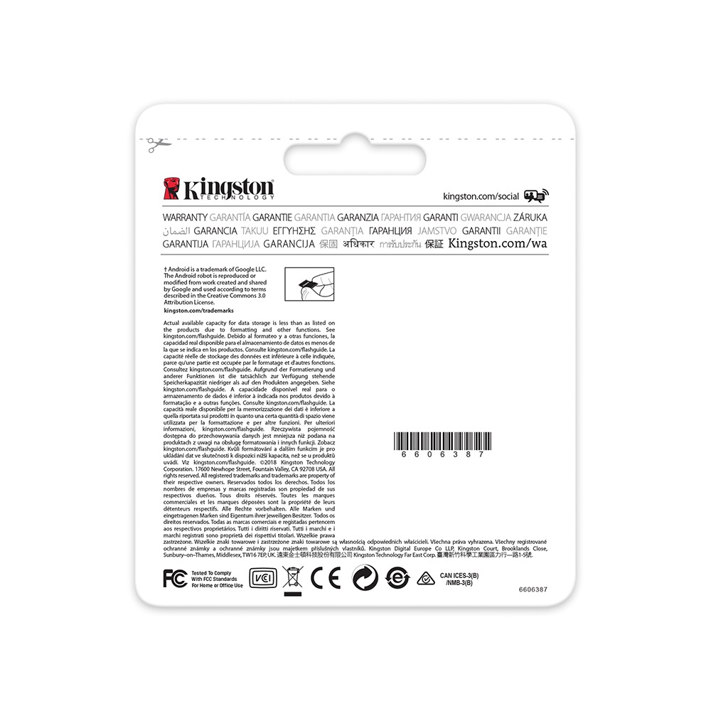 Cartão De Memória Micro Sd Kingston Canvas Select Plus 128gb