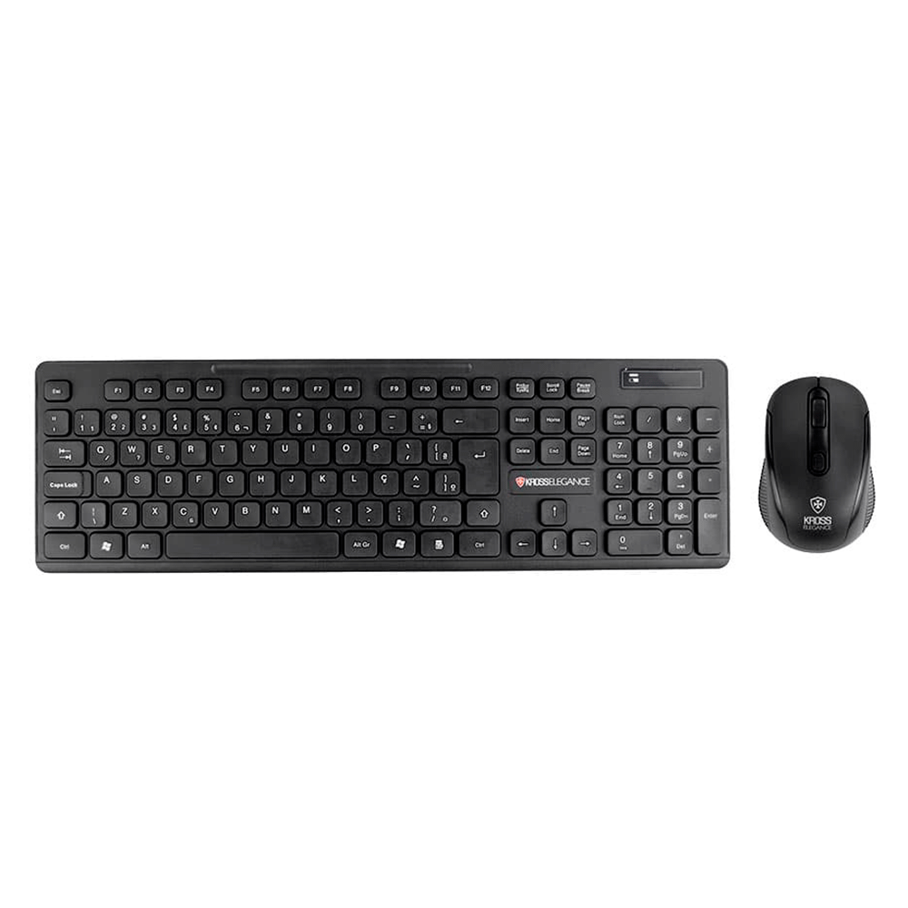 Combo Teclado E Mouse sem Fio Wirel Ke-km558 Kross Elegance