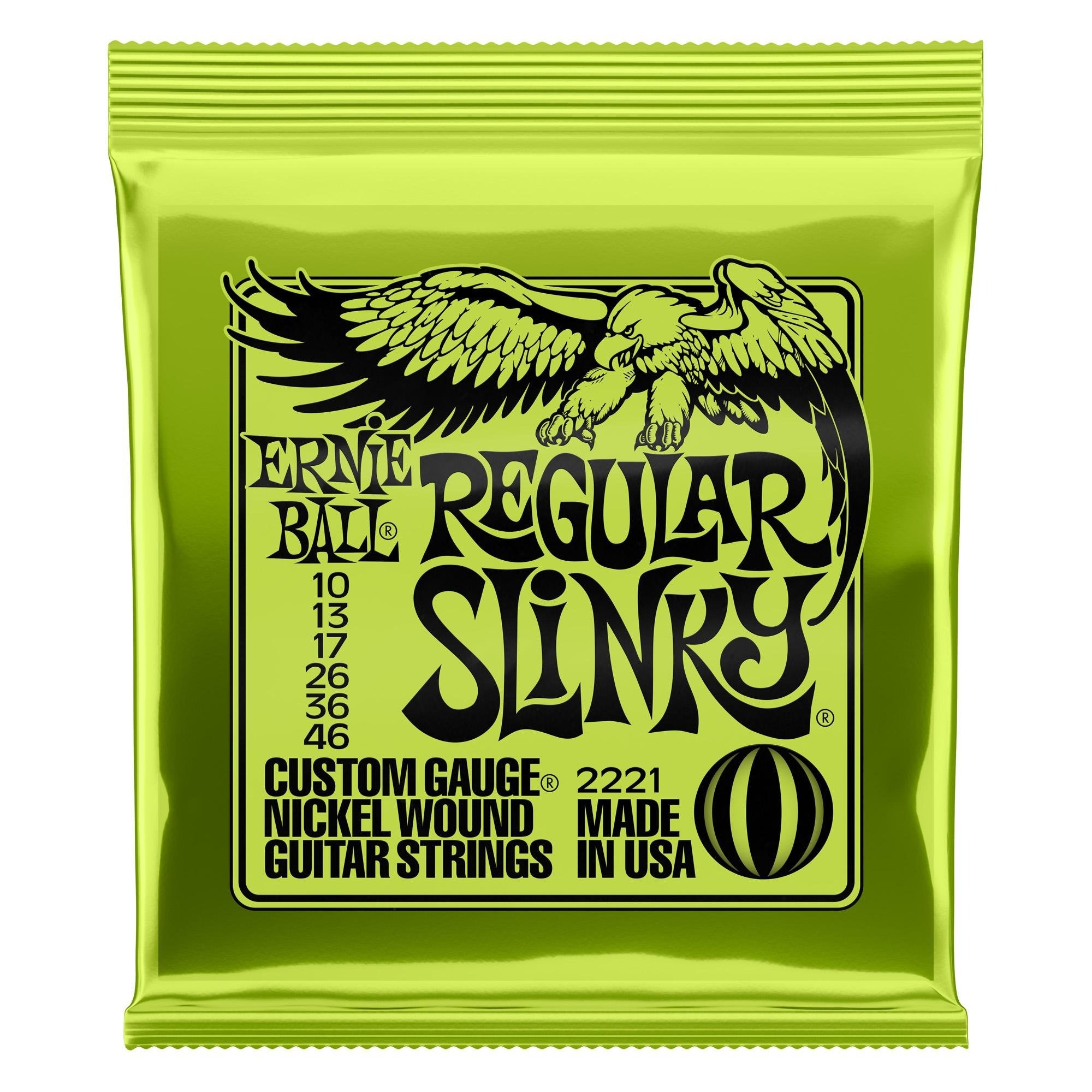 Encordoamento Corda Guitarra Ernie Ball Super 0.10 Original