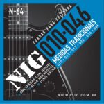 Encordoamento Corda Guitarra Nig Nickel Alma Hexagonal 0.10