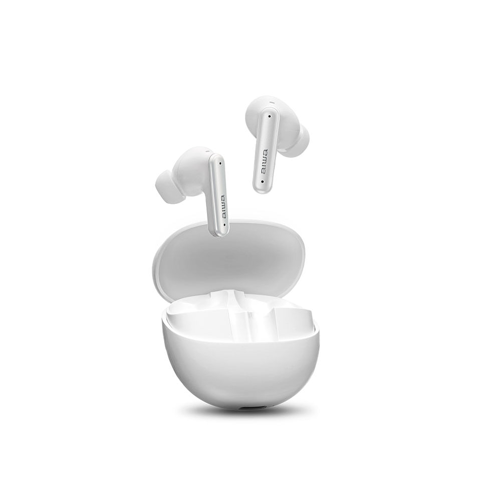 Earphone Fone De Ouvido Eardbud Bluetooth Aiwa Aws-eb04-b Ipx4 Branco