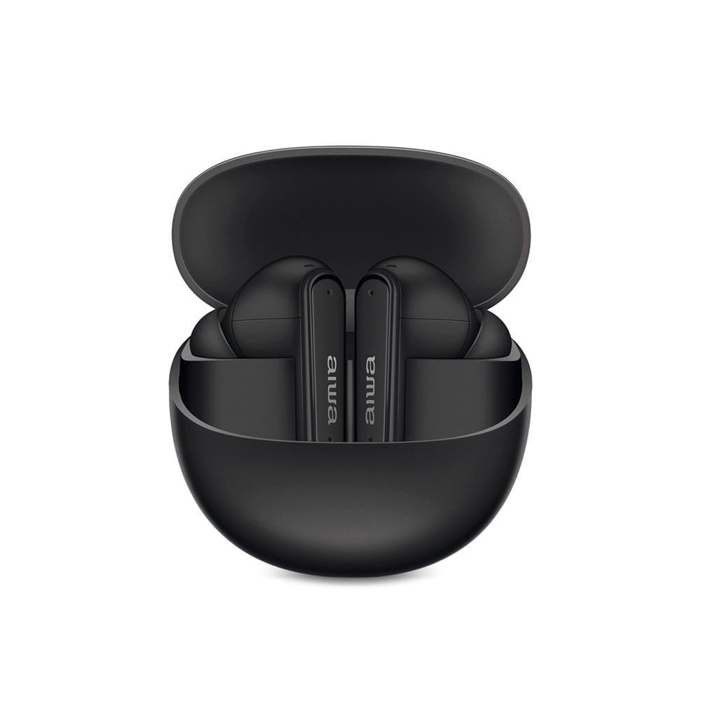 Earphone Fone De Ouvido Eardbud Bluetooth Aiwa Aws-eb-04-b Ipx4 Preto