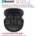 Earphone Fone De Ouvido Eardbud Bluetooth Aiwa Aws-eb-04-b Ipx4 Preto