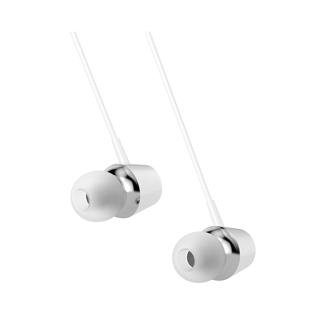Earphone Fone De Ouvido P2 In Ear Com Microfone Hp Dhe-7000 Branco