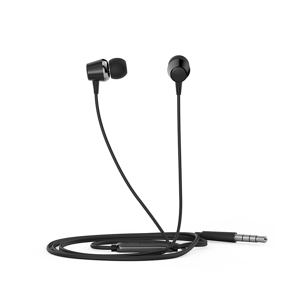 Earphone Fone De Ouvido P2 In Ear Com Microfone Hp Dhe-7000 Preto