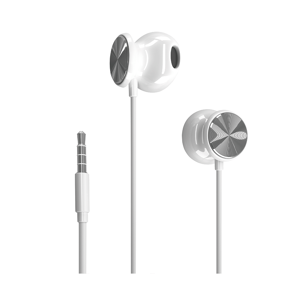 Earphone Fone De Ouvido Hp Dhh-1112 Branco Intra Auricular Microfone