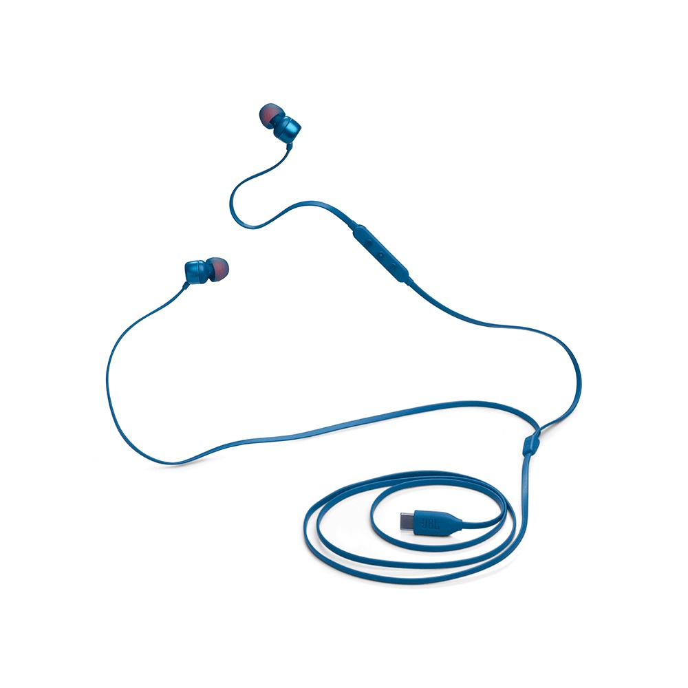 Earphone Fone De Ouvido Jbl C/ Fio 310c Driver 9mm Usb-c Azul