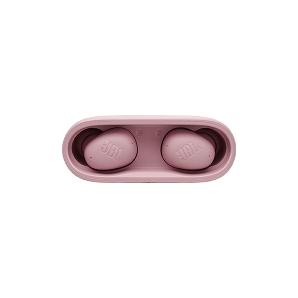 Earphone Fone De Ouvido Bluetooth Jbl Wave Buds 2 Rosa Original Nf