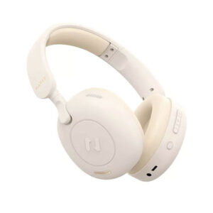 Headphone Fone de Ouvido Havit H655bt Anc Hibrido Bluetooth 5.3 Cor Bege