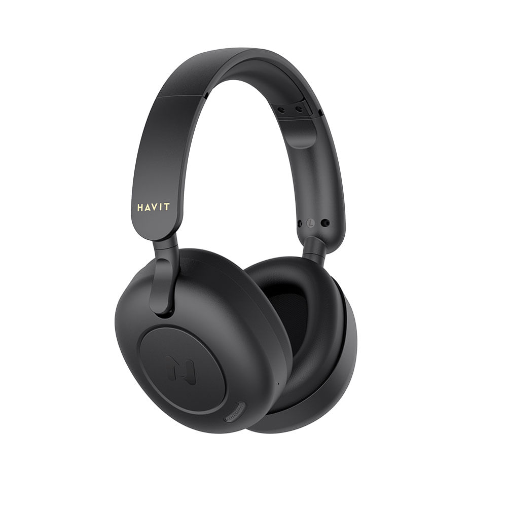 Headphone Fone de Ouvido Havit H655bt Anc Hibrido Bluetooth 5.3 Multiponto