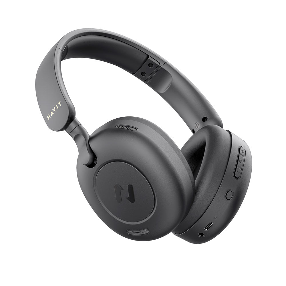 Headphone Fone de Ouvido Havit H655bt Anc Hibrido Bluetooth 5.3 Multiponto