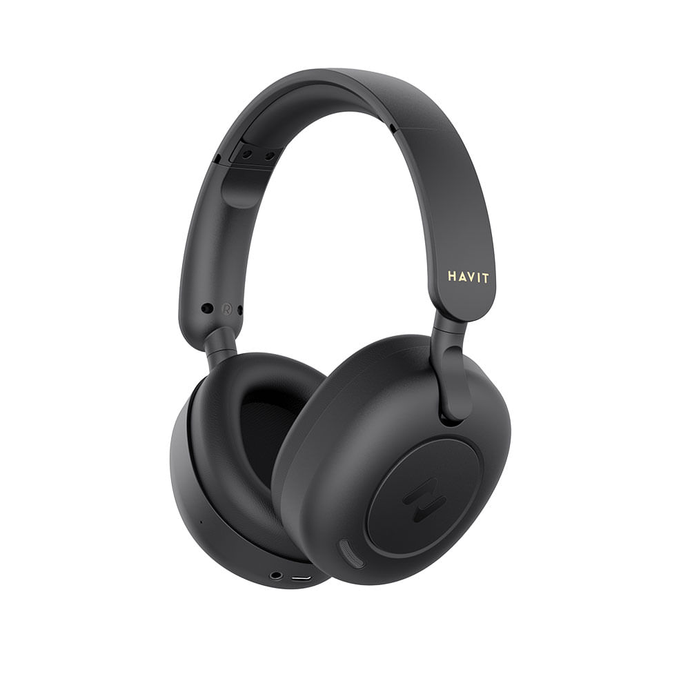 Headphone Fone de Ouvido Havit H655bt Anc Hibrido Bluetooth 5.3 Multiponto