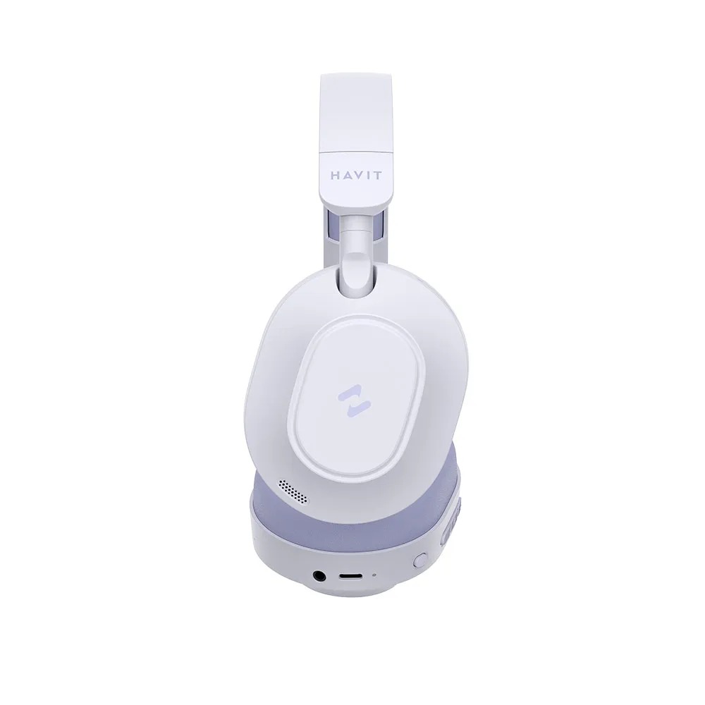 Headphone Fone de Ouvido Havit H668bt, Cancelamento Ativo De Ruído - Roxo