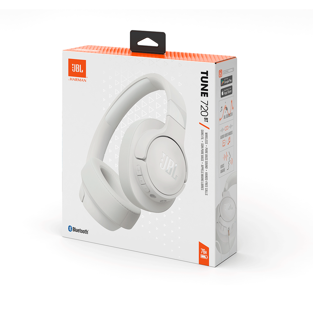 Headphone Fone Ouvido Bluetooth Jbl Tune 720 Original Nf Wh