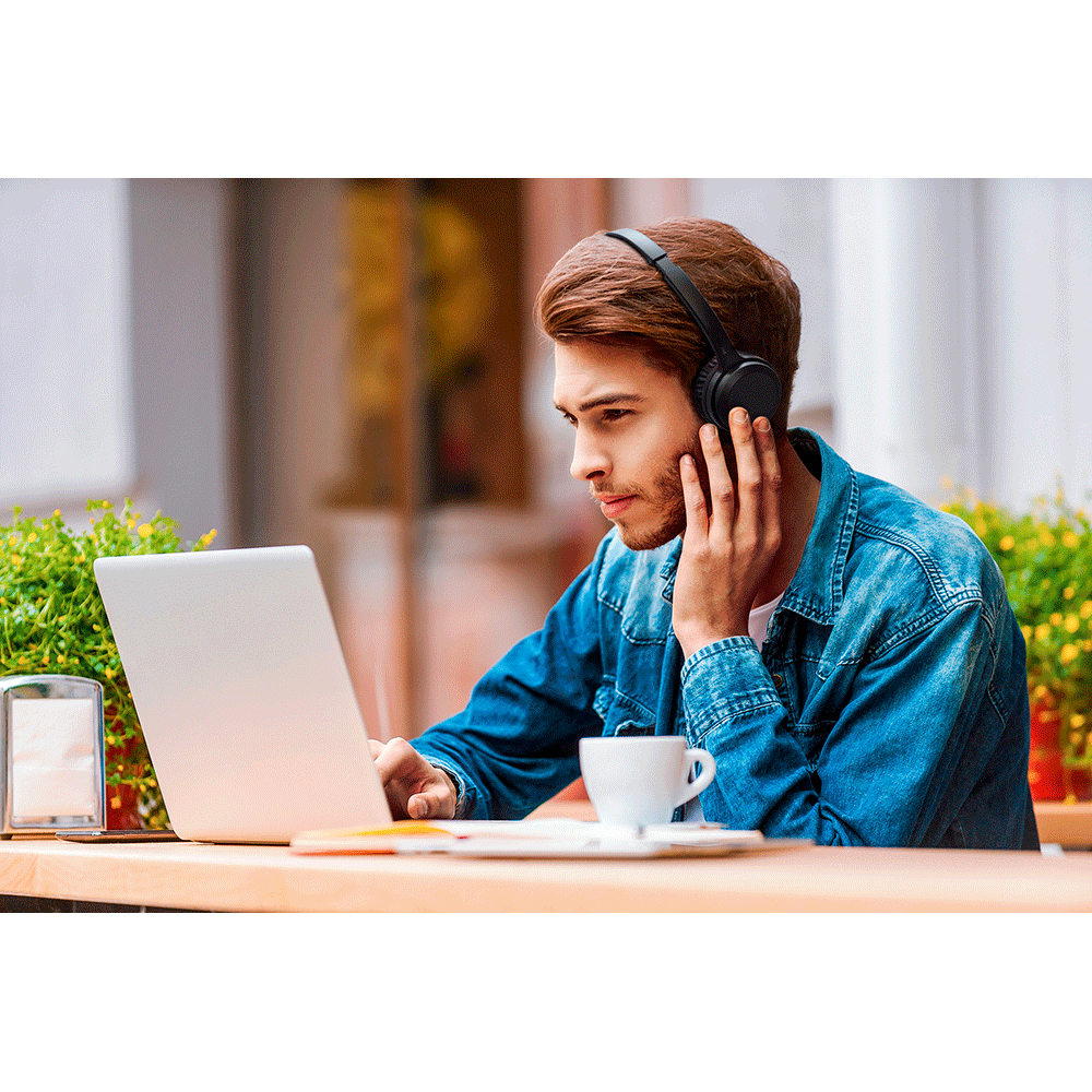 Headphone Fone de Ouvido Philips Wireless Bluetooth Tah1108bk/55 Preto