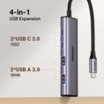 Hub Ugreen Usb-c 3.0 Para 2Usb-a E 2 Usb-c -cm473-15395