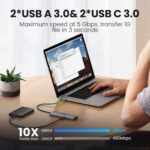 Hub Ugreen Usb-c 3.0 Para 2Usb-a E 2 Usb-c -cm473-15395