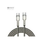 Cabo Auxiliar Hrebos USB-C para USB-C, Metal Waves - CB-351C (1)