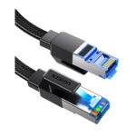 Cabo Ethernet Ugreen Cat 8, FFTP, trançado - NW153 Preto