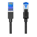 Cabo Ethernet Ugreen Cat 8, FFTP, trançado - NW153 Preto