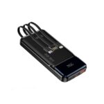 Carregador portátil HREBOS PB-202, 10000AH Cabos Type-C e Lightning,Type-C (1)