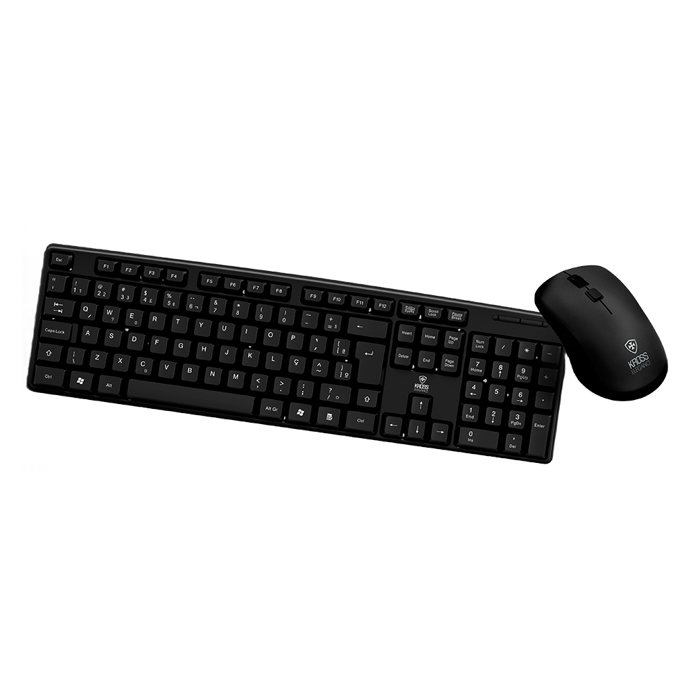 Combo Teclado e Mouse com Fio Kross KE-KM400 V1 Preto – Conforto e Desempenho para PC e Notebook (1)