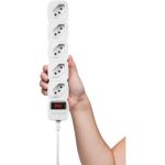 Filtro de Linha Intelbras EPE 205 Branco Bivolt 5 Tomadas (1)