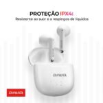 Fone De Ouvido Aws-eb-05-w Earbud Branco Aiwa Bivolt Branco